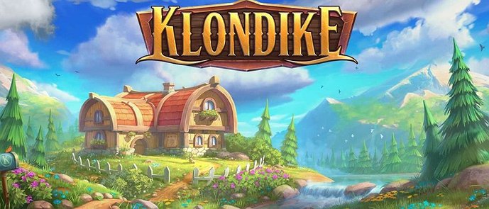 Klondikein karlı manzaralarını keşfeden karakterlerin canlı bir illüstrasyonu